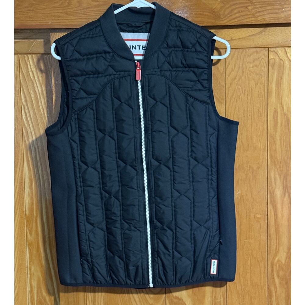 Hunter Original Midlayer Quilted Vest Charcoal Gray Women’s M